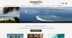 Desktop Screenshot of namotuislandfiji.com